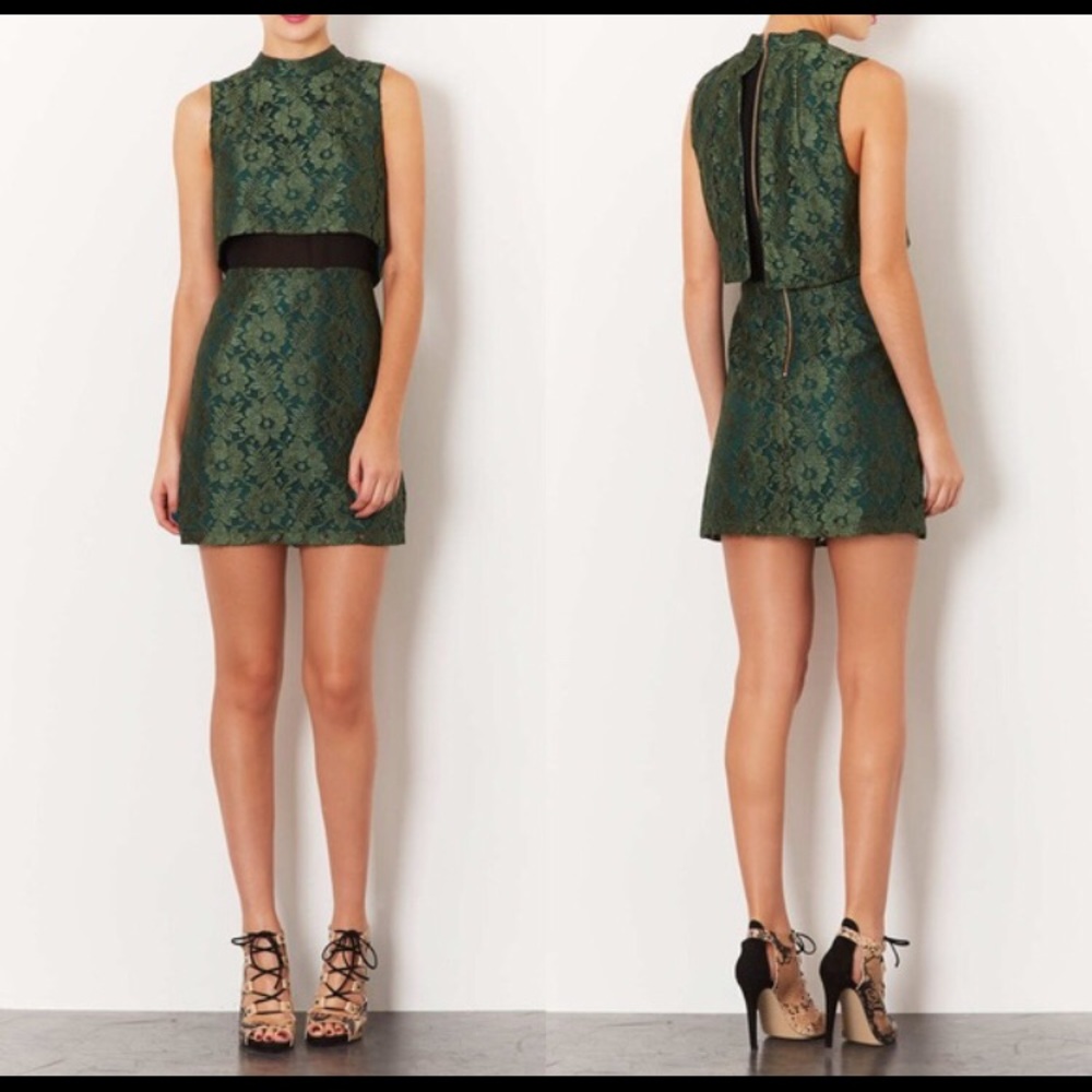 TopShop lace cocktail dress